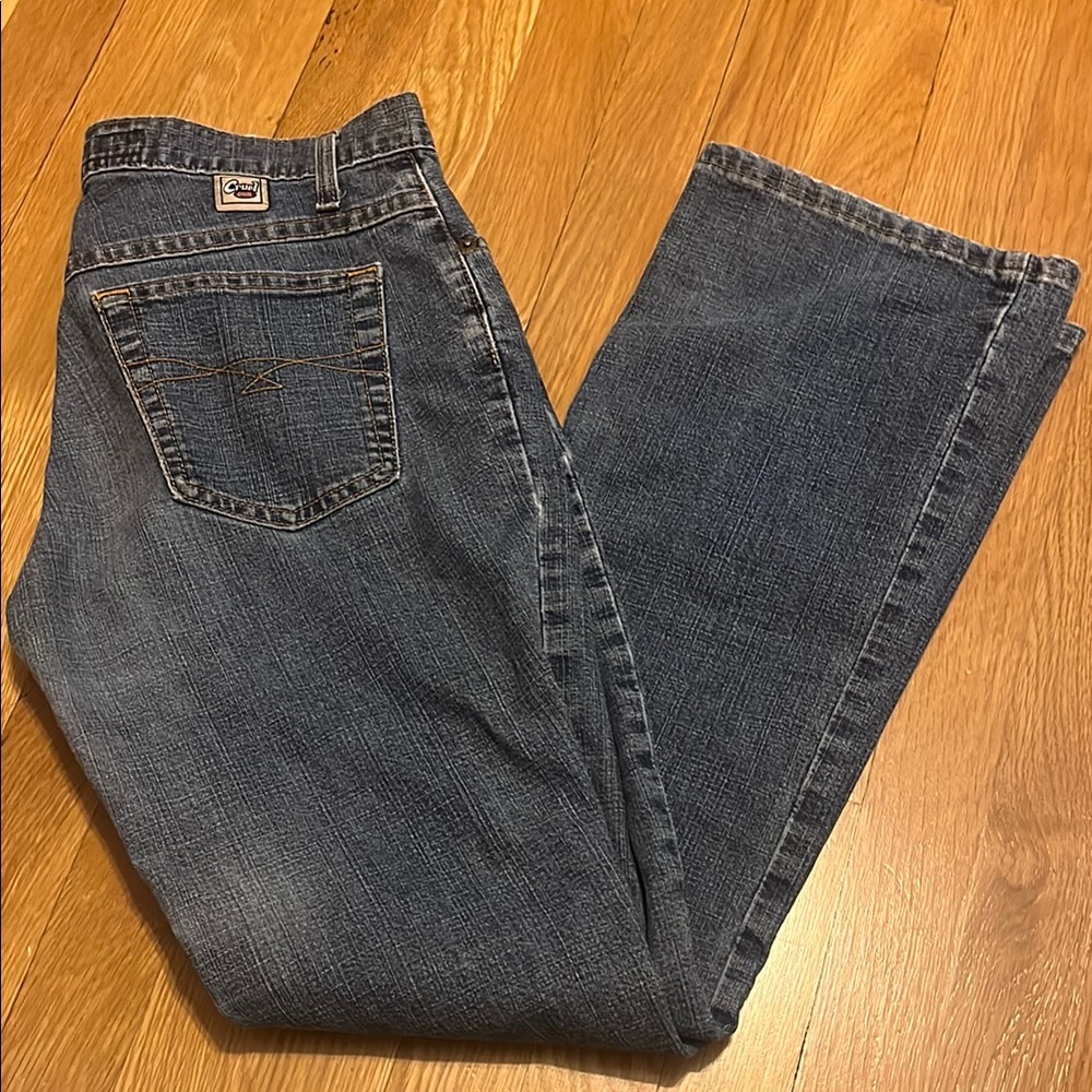 Cruel Girl Blue Boot Cut Jeans Timeless Fit